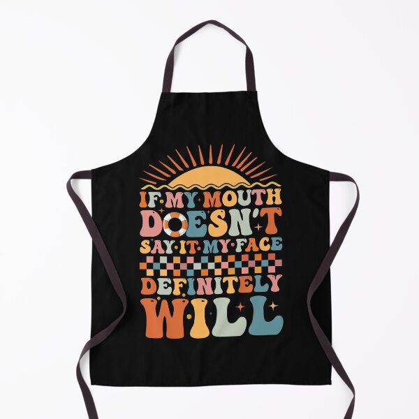 Item preview, If My Mouth Doesn't Say It My Face Definitely Will Cute Vintage Holiday Summer designed and sold by Jakaria Hossain.