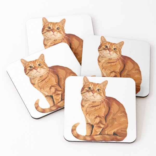 Item preview, Orange tabby cat designed and sold by Weirdanya.