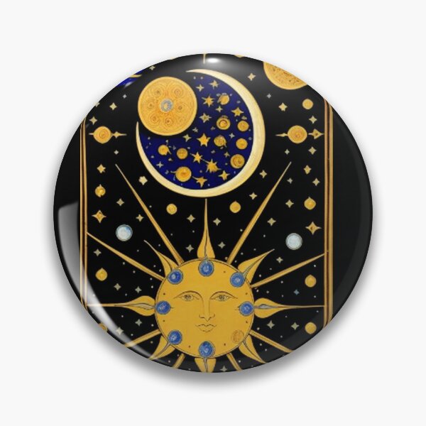 Item preview, Classic Vintage Suns Moons Stars  designed and sold by TheDarkWardrobe.