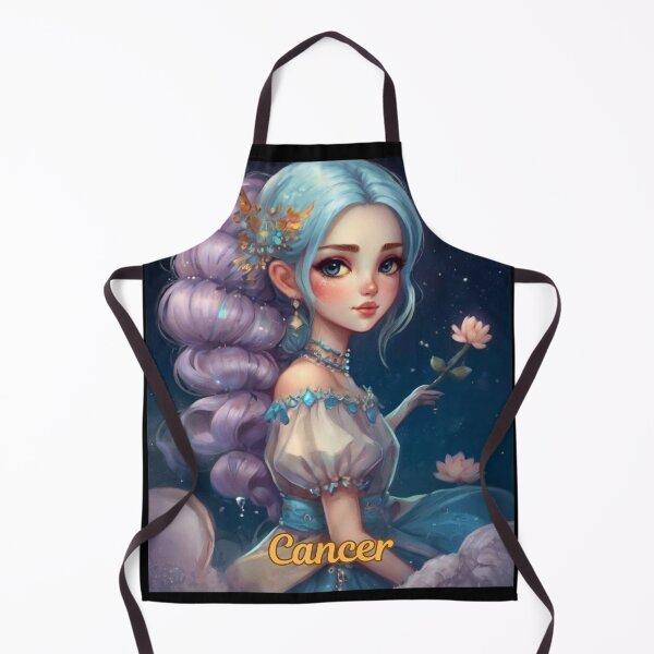 Item preview, Cancer Portrait. cute girl designed and sold by ZodiacWonders.