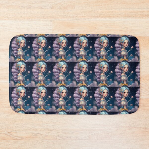 Item preview, Cancer Portrait. cute girl designed and sold by ZodiacWonders.