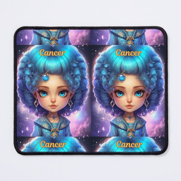 Item preview, Cancer Portrait. cute girl designed and sold by ZodiacWonders.