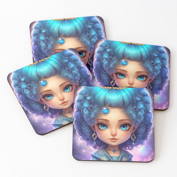 Item preview, Cancer Portrait. cute girl designed and sold by ZodiacWonders.