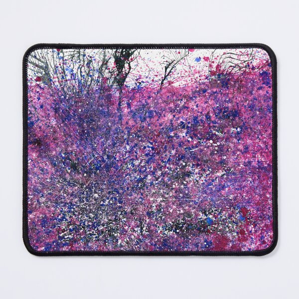 Item preview, The Spiritual Energy Within #500 Original Hand-painted Abstract Painting Detail 3 In Blue Pink Purple Black Jewel Tones Inspired By Cosmic Nebula Supernova Starburst Universe Interstellar Space Art 5D designed and sold by Rainbow Artist Orlando L.
