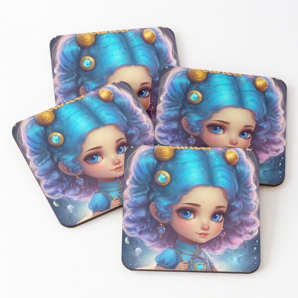 Item preview, Cancer Portrait. cute girl designed and sold by ZodiacWonders.