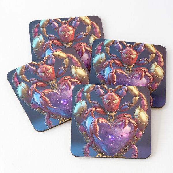 Item preview, Cancer Zodiac, heart shaped designed and sold by ZodiacWonders.