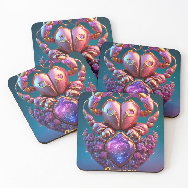 Item preview, Cancer Zodiac, heart shaped designed and sold by ZodiacWonders.