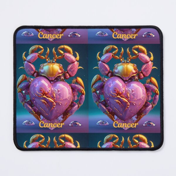 Item preview, Cancer Zodiac, heart shaped designed and sold by ZodiacWonders.