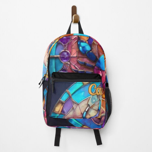 Item preview, Cancer Zodiac, stained glass designed and sold by ZodiacWonders.