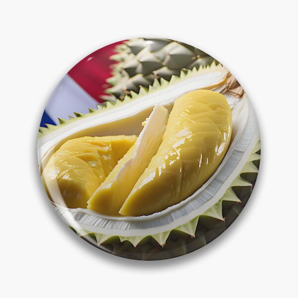 Item preview, Mesmerizing Durian Against Vibrant Thai Flag designed and sold by Best-Art-32.
