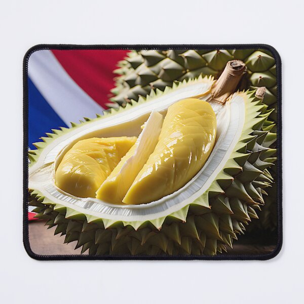 Item preview, Mesmerizing Durian Against Vibrant Thai Flag designed and sold by Best-Art-32.