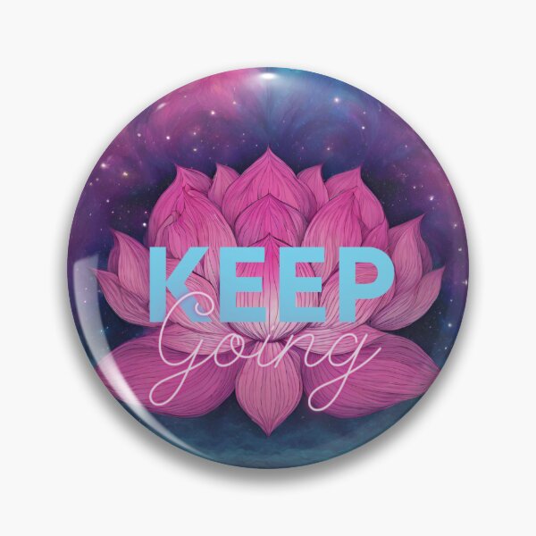 Item preview, Keep Going Lotus designed and sold by FindingStardust.