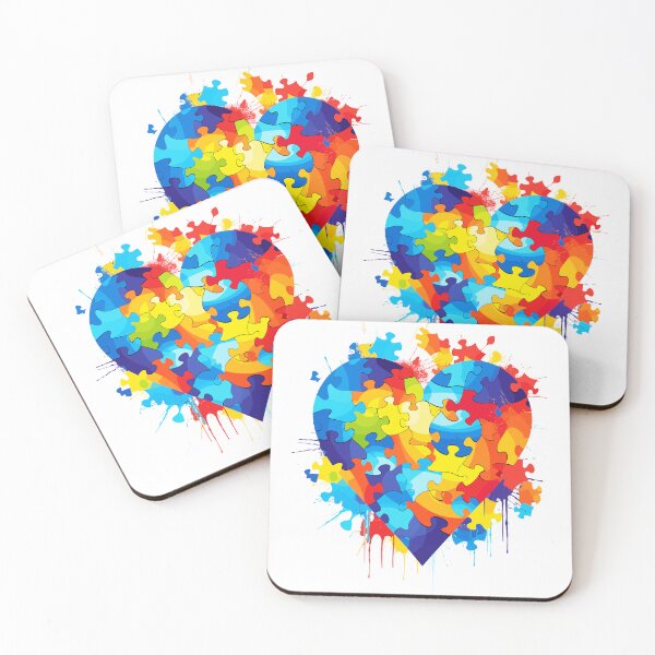 Item preview, World Autism Awareness Day Autism Accept Puzzle Heart Love designed and sold by Zeus-Studio.