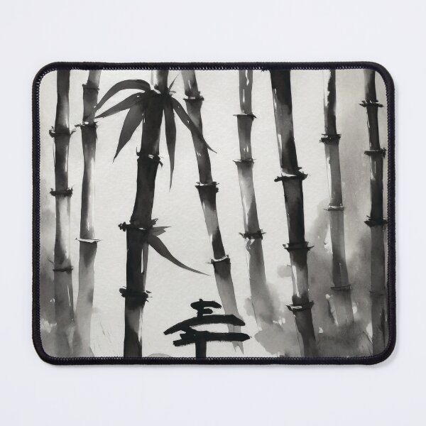 Aperçu de l'œuvre Bamboo Sumi-E créée et vendue par Marithrax.