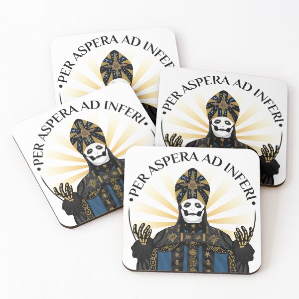 Item preview, Papa Emeritus IV - Per Aspera Ad Inferi Design - Black Text designed and sold by CharlottesArtz.