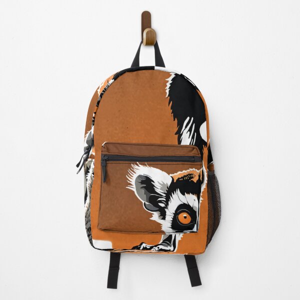 Item preview, Cool Lemur on a retro background designed and sold by BeeFigDesigns.