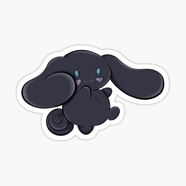 Pegatina for Sale con la obra «Cinnamoroll negro» de DecalPenPal | Redbubble