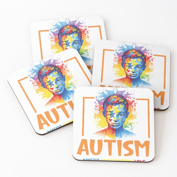 Item preview, Copy of World Autism Awareness Day Autism Accept Puzzle Heart Love designed and sold by Zeus-Studio.