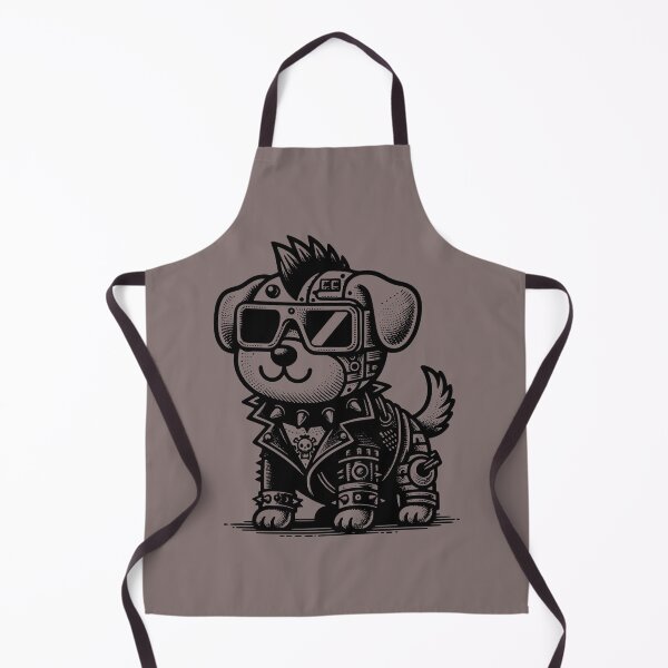 Item preview,  Whimsigoth Cyberpunk Cyborg Dog Vintage Inspired Art Design designed and sold by dreamsagellc.