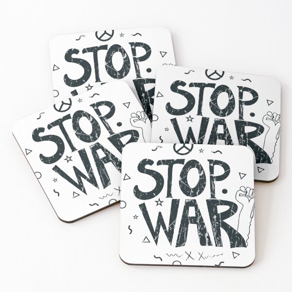 Item preview, Stop War - Peace - Freedom design designed and sold by VIBEARTZDESIGN.