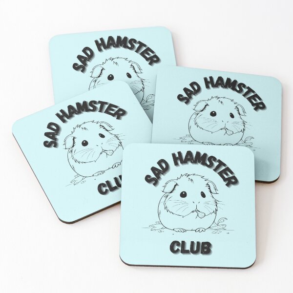 Item preview, Sad Hamster Club Tshirt- Sad Hamster Tee, cute t-shirts, funny t-shirts, hamster trend t-shirts designed and sold by TeeShirtTrendz.