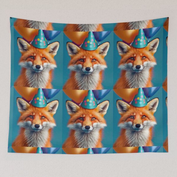 Artikelvorschau, Fuchsporträt. Geburtstagsfeier entworfen und verkauft von FoxVibes.