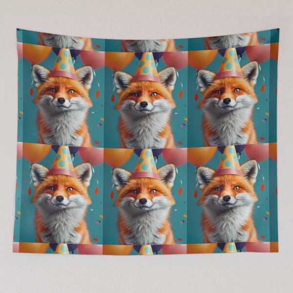 Artikelvorschau, Fuchsporträt. Geburtstagsfeier entworfen und verkauft von FoxVibes.