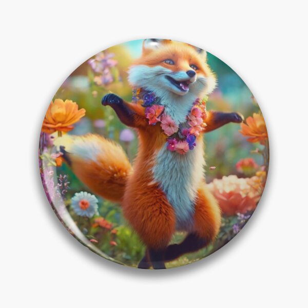 Item preview, Fox Portrait. fox dancing designed and sold by FoxVibes.