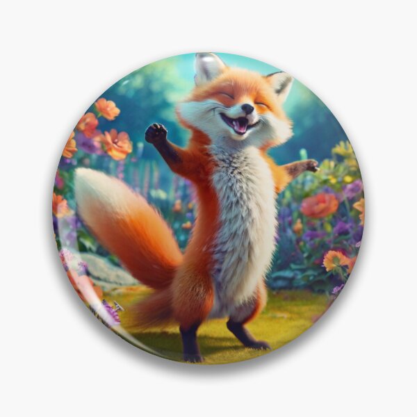 Item preview, Fox Portrait. fox dancing designed and sold by FoxVibes.