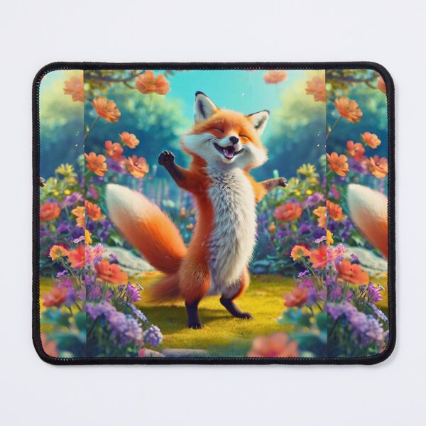 Item preview, Fox Portrait. fox dancing designed and sold by FoxVibes.