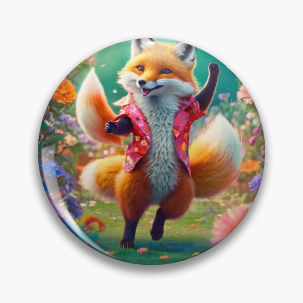 Item preview, Fox Portrait. fox dancing designed and sold by FoxVibes.