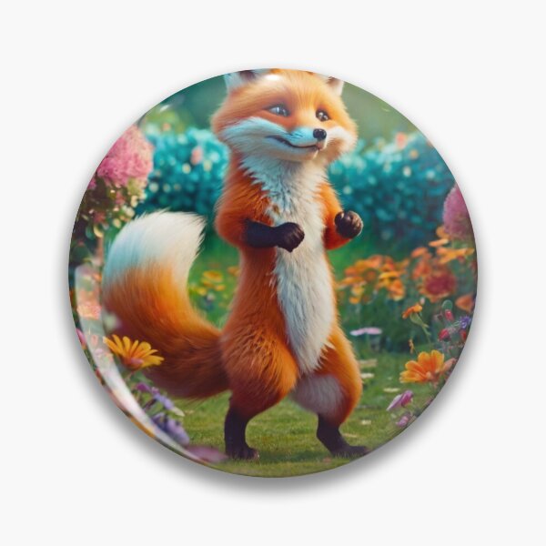 Item preview, Fox Portrait. fox dancing designed and sold by FoxVibes.