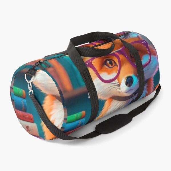 Artikelvorschau, Fuchsporträt. Fuchs mit Brille, Nerd-Fuchs, Fuchs mit Büchern entworfen und verkauft von FoxVibes.