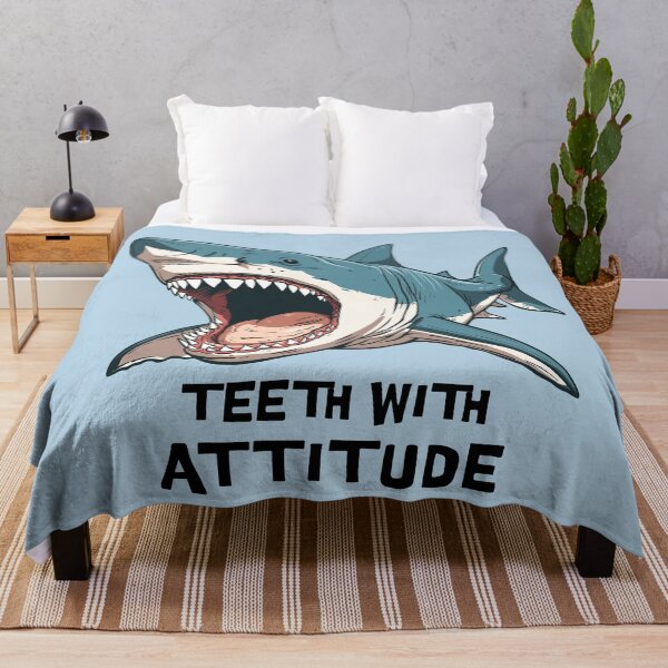 Item preview, Shark Teeth With Attitude designed and sold by NosandEdgy.