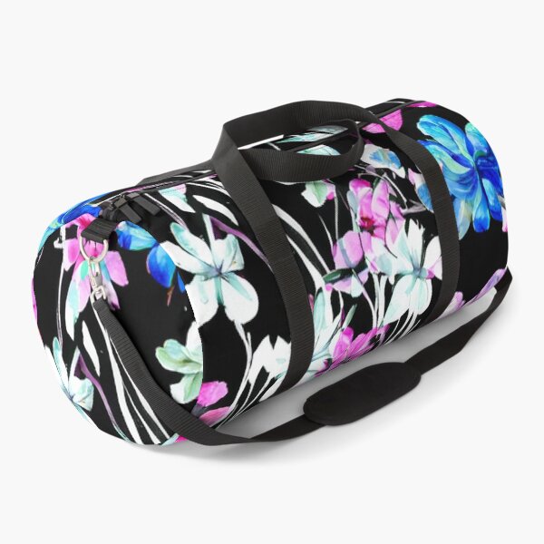 Item preview, Watercolor Painted Flowers on Black designed and sold by BeJolley.