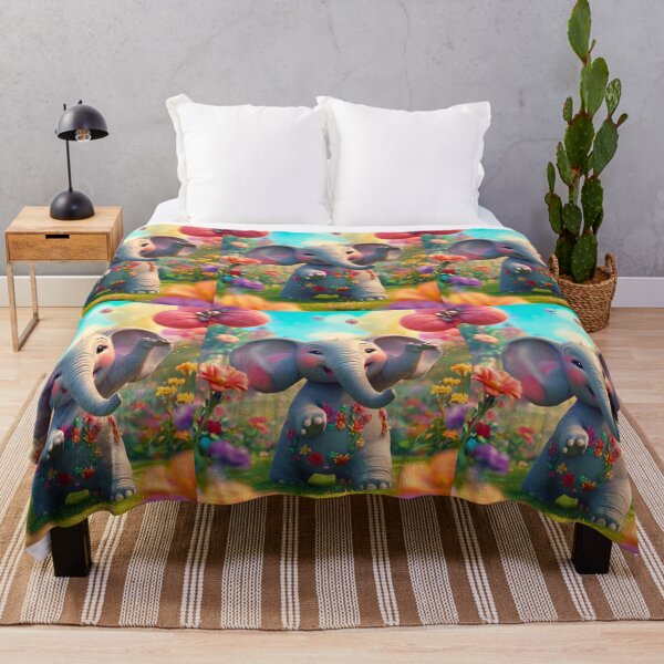 Item preview, Elephant Portrait. dancing elephant designed and sold by ElephantVibes.