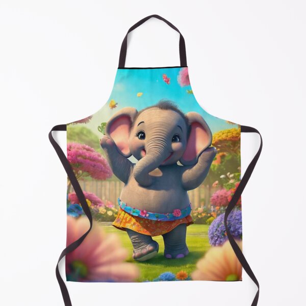 Item preview, Elephant Portrait. dancing elephant designed and sold by ElephantVibes.