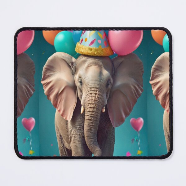 Item preview, Elephant Portrait. birthday celebration designed and sold by ElephantVibes.