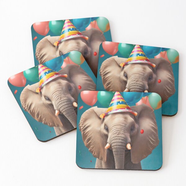 Item preview, Elephant Portrait. birthday celebration designed and sold by ElephantVibes.