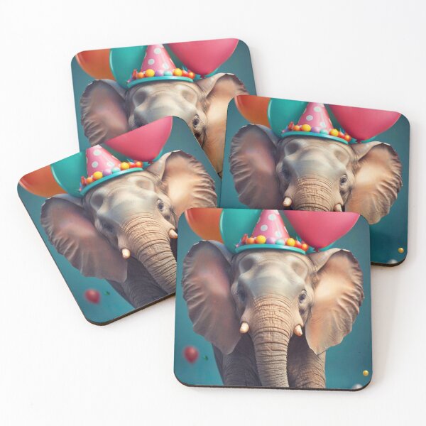 Item preview, Elephant Portrait. birthday celebration designed and sold by ElephantVibes.
