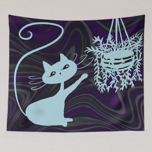 Item preview, Feline Vs. Fern designed and sold by ArtbyMikkiC.