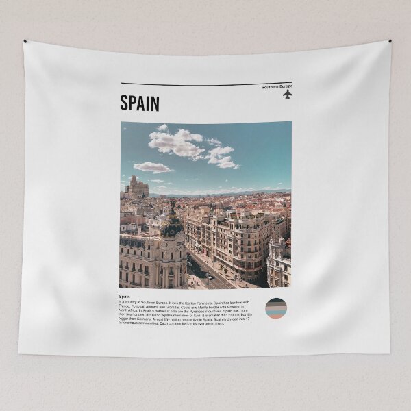 Item preview, Visit Spain (minimal travel poster) designed and sold by RabbitK.