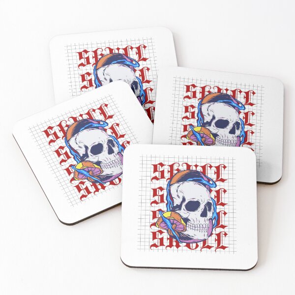 Item preview, Ethereal Essence: Black Minimalist Skull designed and sold by ColorSplash123.