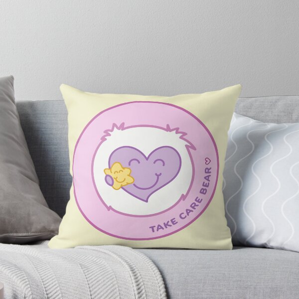 Item preview, Take Care Caring Bear Badge -- Variant 1 designed and sold by Brittanykald.