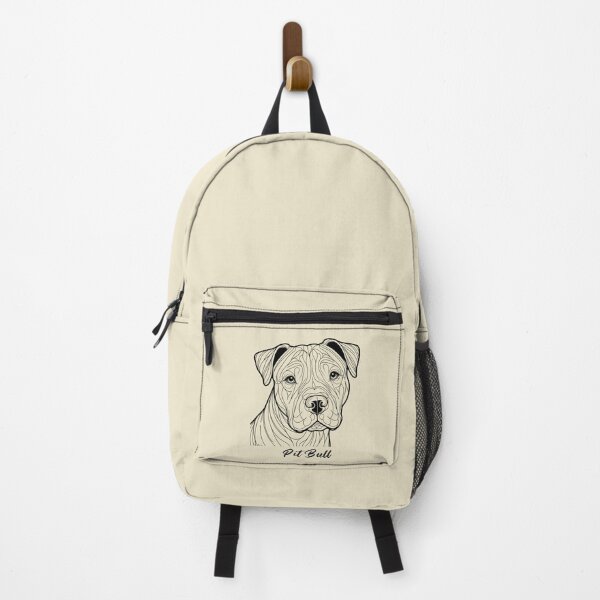 Item preview, Line Drawing Pit Bull Terrier designed and sold by critterpatchusa.