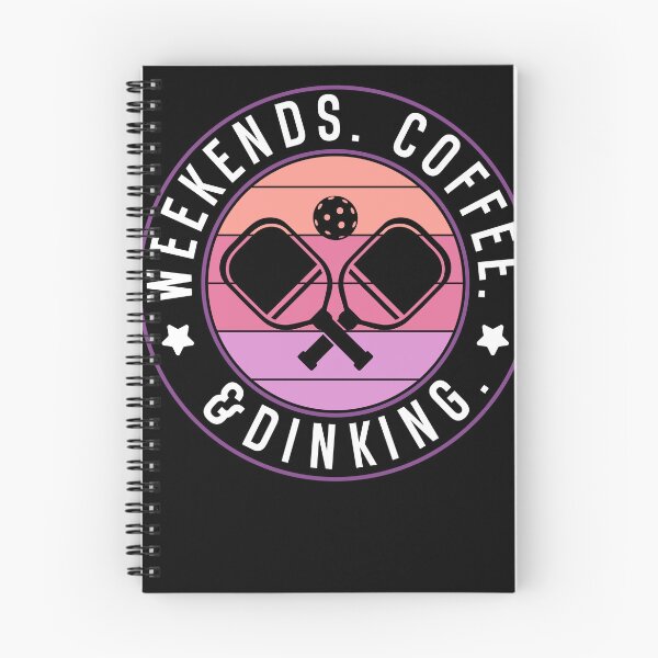 Item preview, Weekends Coffee and Dinking Pickleball Player designed and sold by BlueBerry-Pengu.