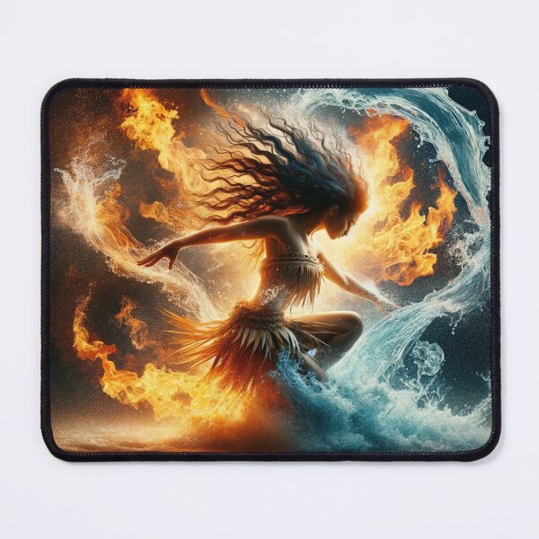 Item preview, Elemental Dance of Fire and Water Art designed and sold by CultDigHoriz.