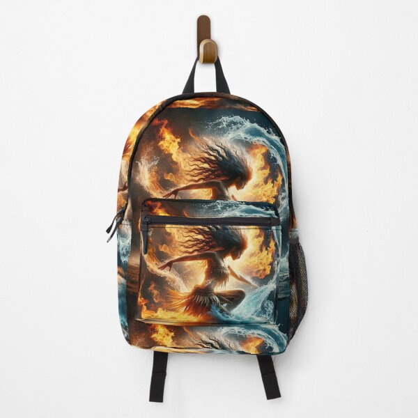 Item preview, Elemental Dance of Fire and Water Art designed and sold by CultDigHoriz.