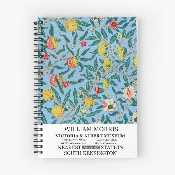 Item preview, William Morris, Flower And Fruits, Vintage British Textile designed and sold by BodhiSummer.