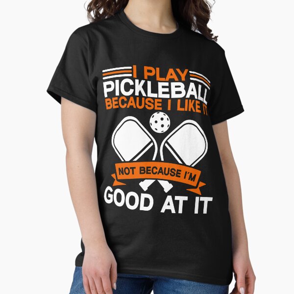 Item preview, Playing Pickleball Because I Like it Funny Pickleball Player designed and sold by BlueBerry-Pengu.